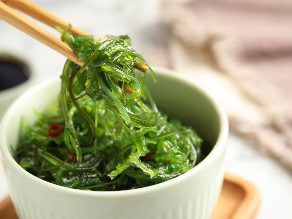 Goma Wakame, Algensalat, zum Sushi, zum Rohverzehr, 1kg, tiefgekühlt